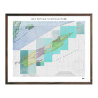 Isle Royale Shaded Relief Map - Muir Way - Relief Series