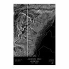Jackson Hole, Wyoming - Muir Way - TOPO Series