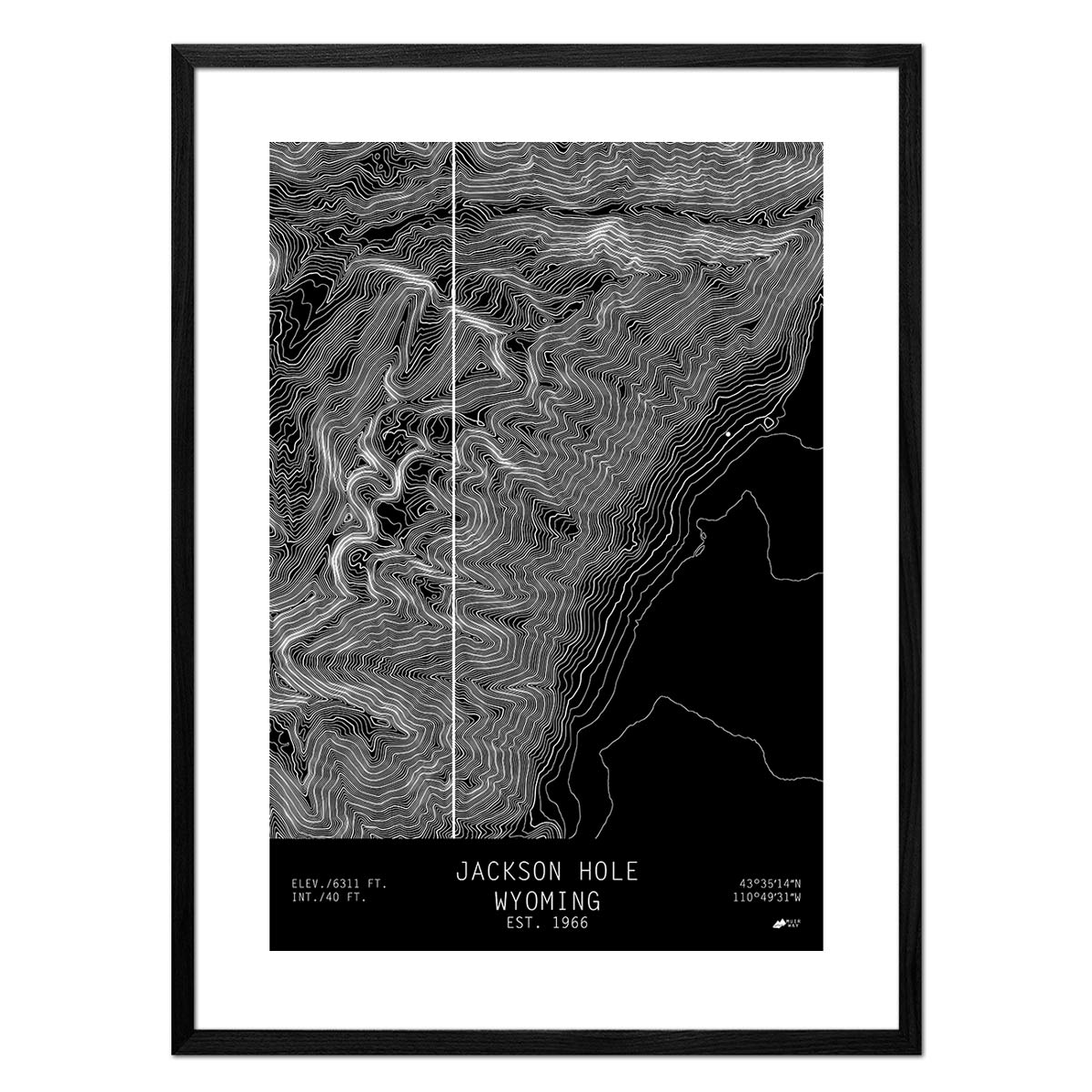 Jackson Hole, Wyoming - Muir Way - TOPO Series