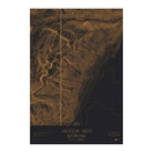 Jackson Hole, Wyoming - Muir Way - TOPO Series