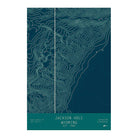 Jackson Hole, Wyoming - Muir Way - TOPO Series