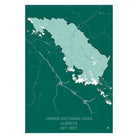 Jasper National Park Map - Muir Way - National Park