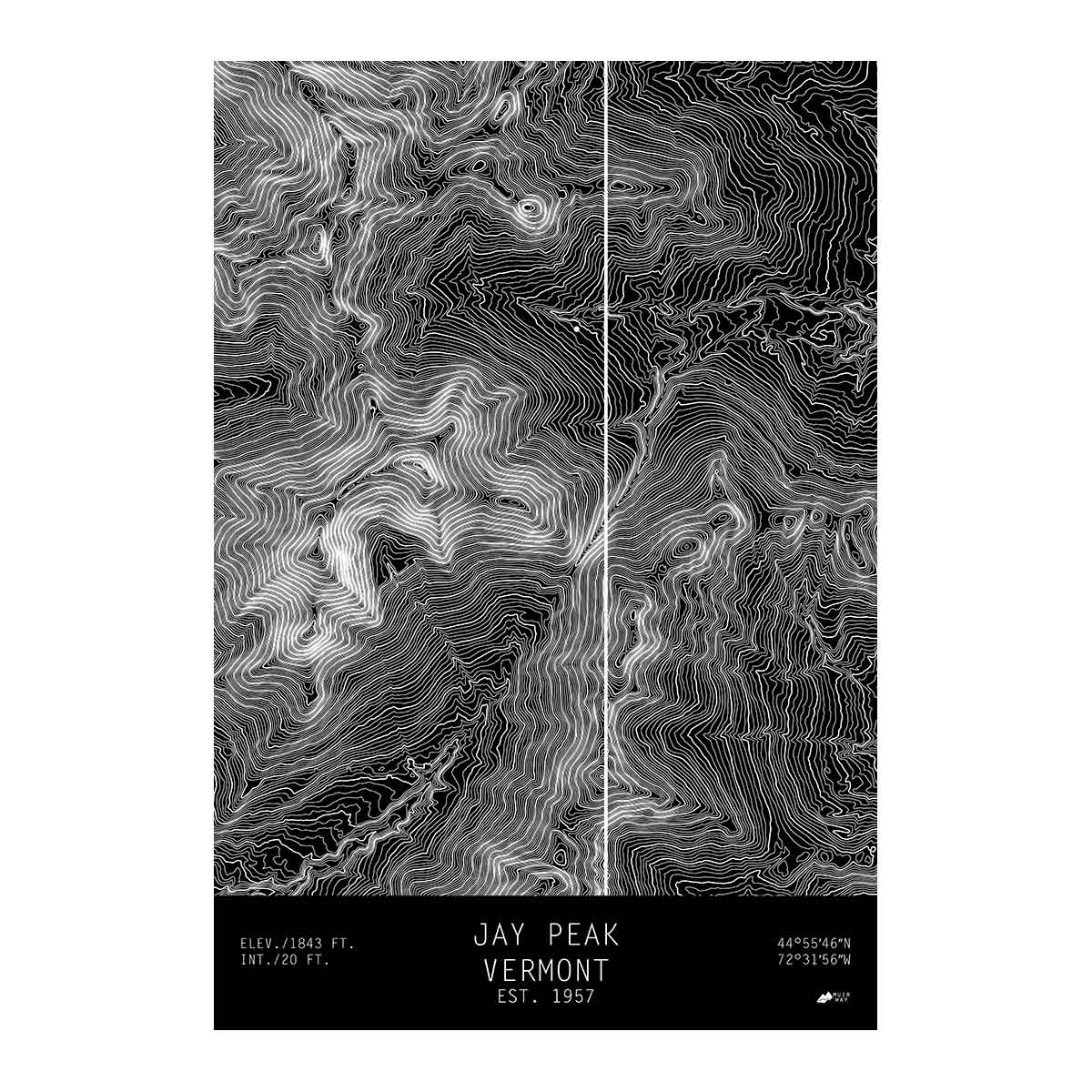 Jay Peak, Vermont - Muir Way - TOPO Series