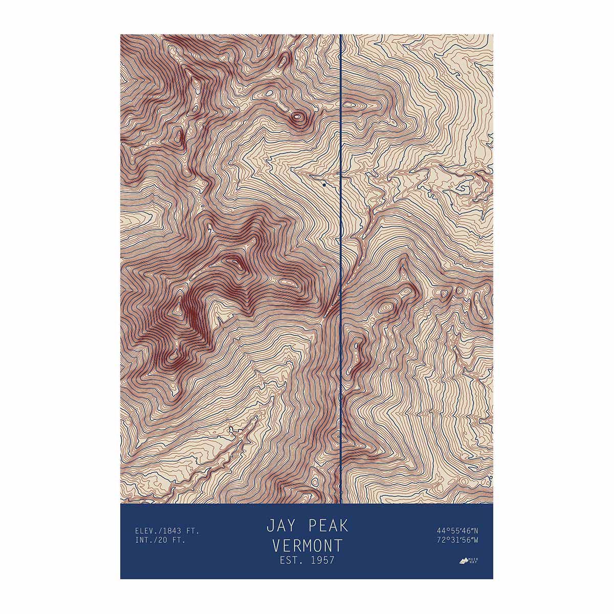 Jay Peak, Vermont - Muir Way - TOPO Series
