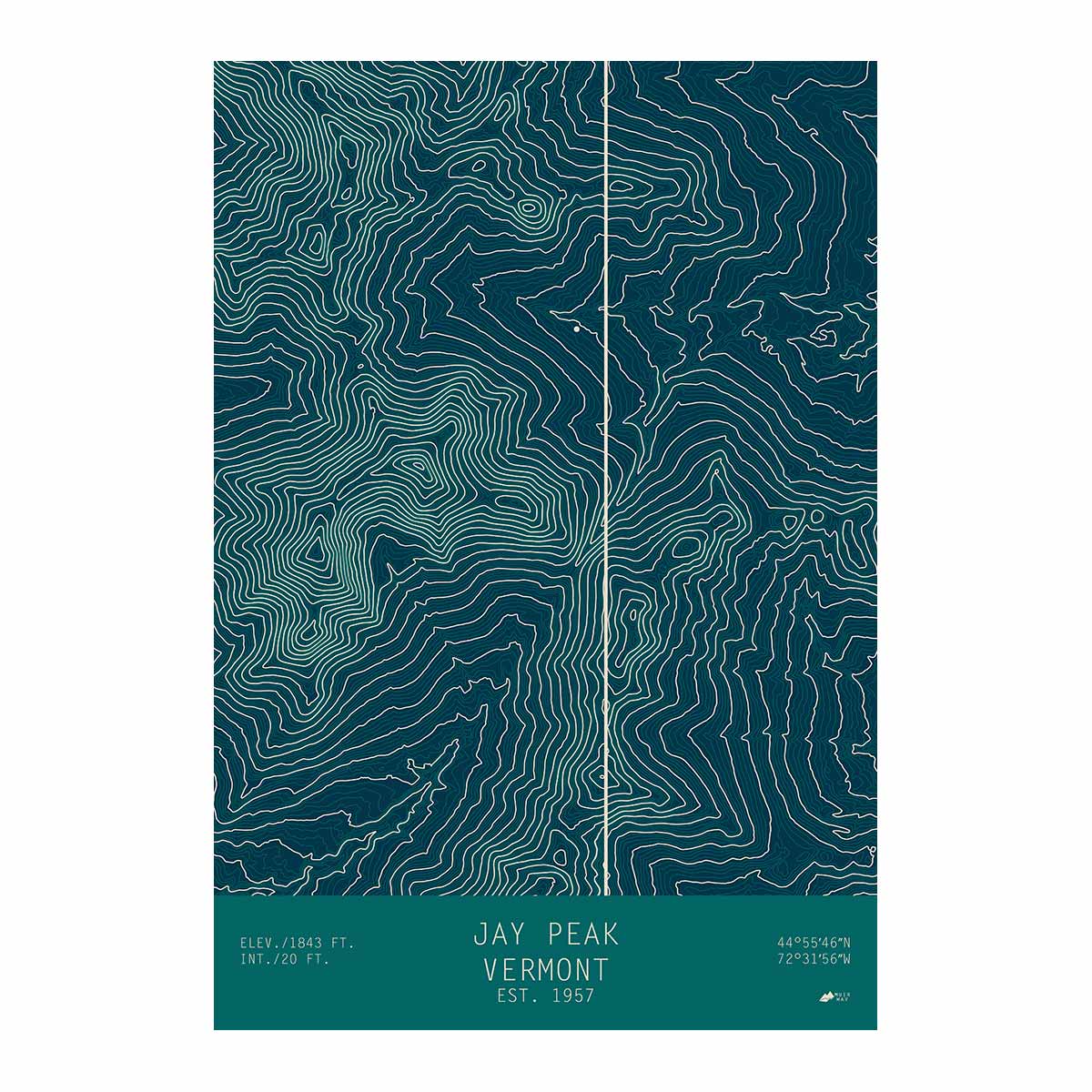 Jay Peak, Vermont - Muir Way - TOPO Series