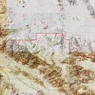 Joshua Tree Shaded Relief Map - Muir Way - Relief Series