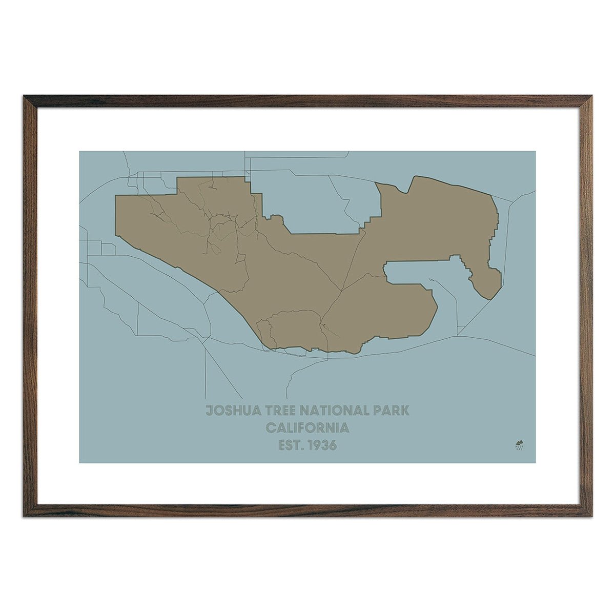 Joshua Tree National Park Map - Muir Way - National Park