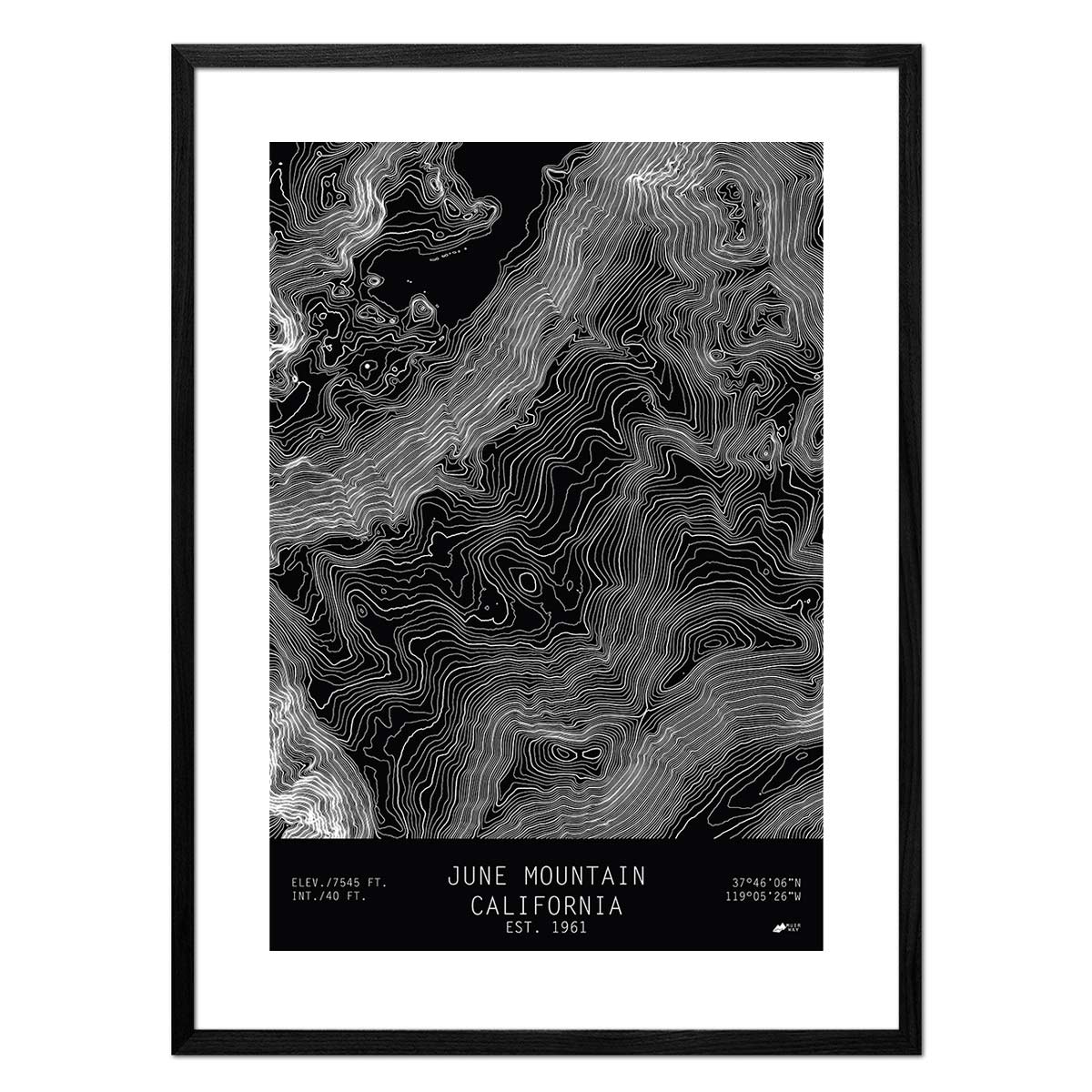 June Mountain, California - Muir Way - TOPO Series