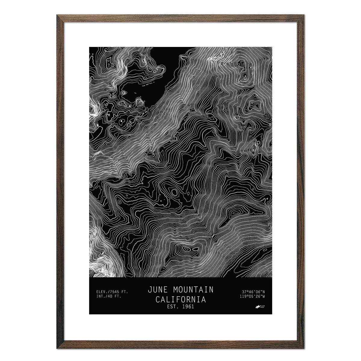 June Mountain, California - Muir Way - TOPO Series