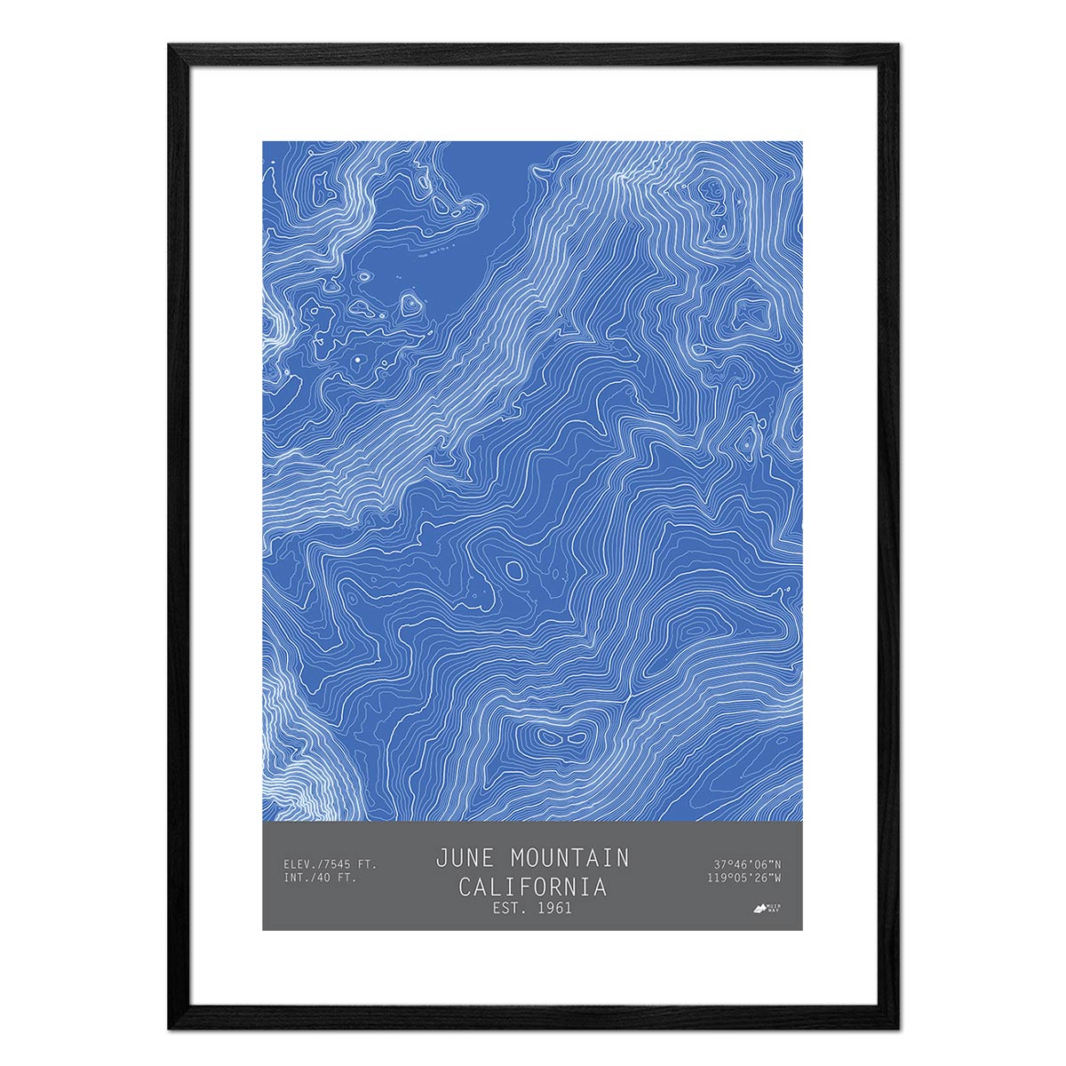 June Mountain, California - Muir Way - TOPO Series
