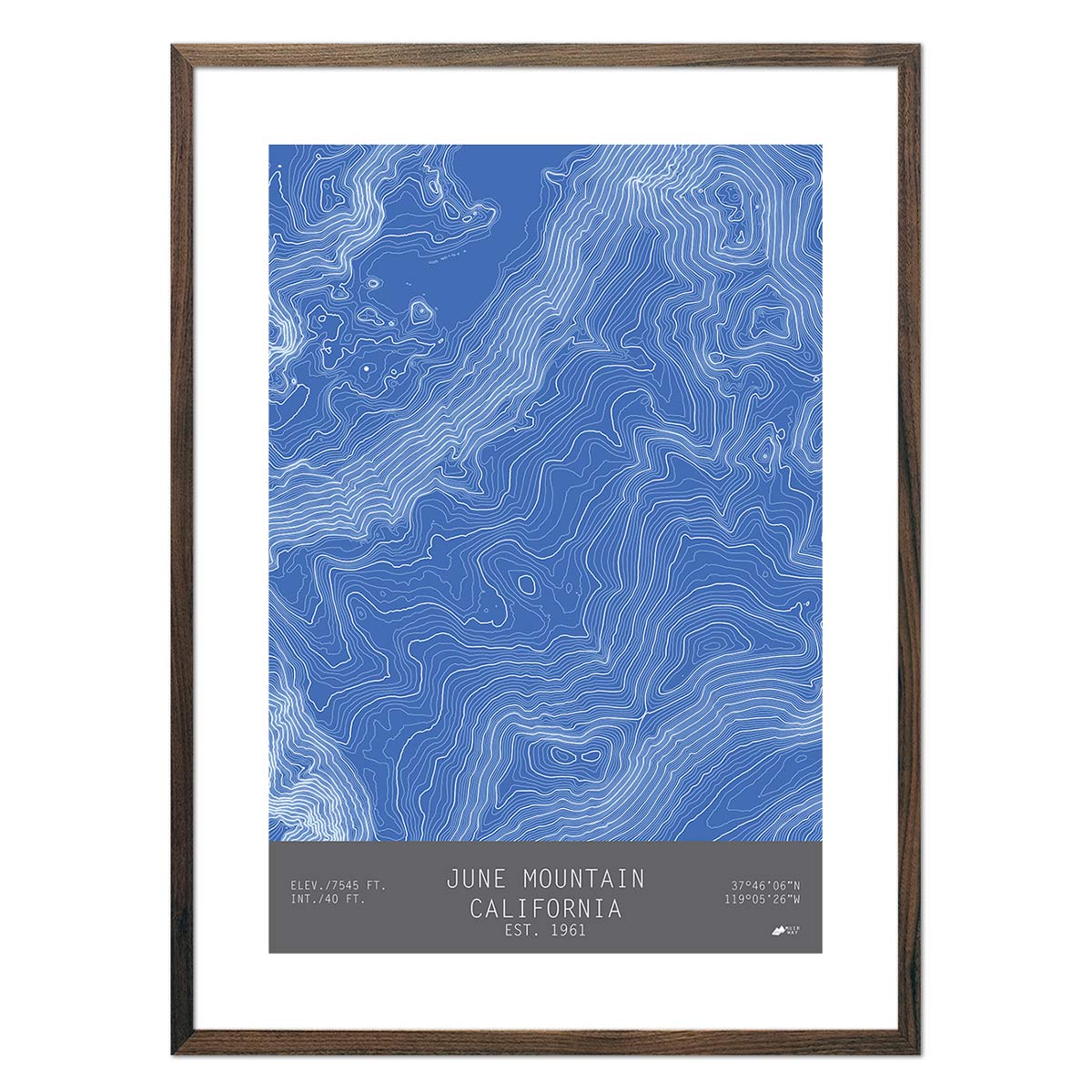June Mountain, California - Muir Way - TOPO Series