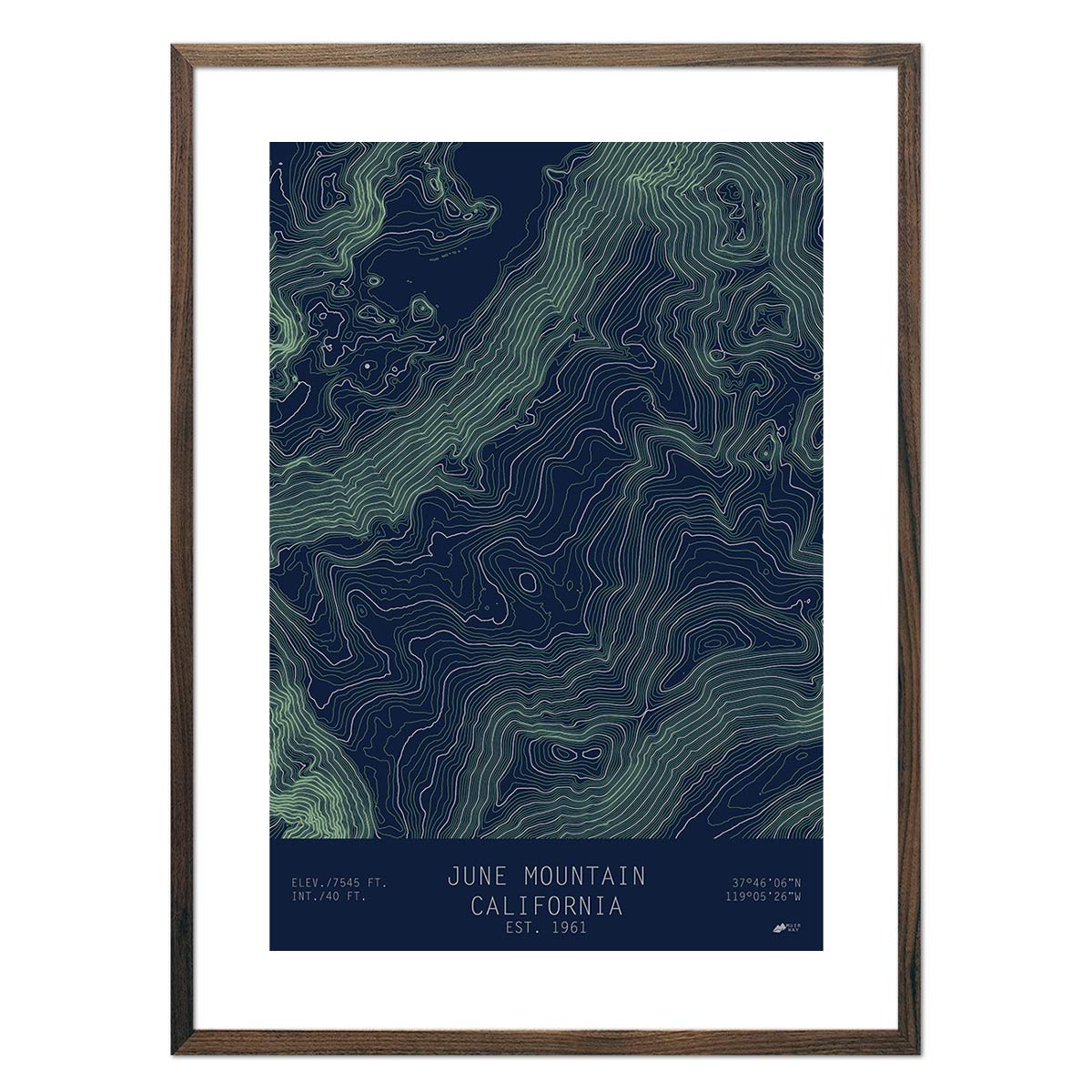 June Mountain, California - Muir Way - TOPO Series