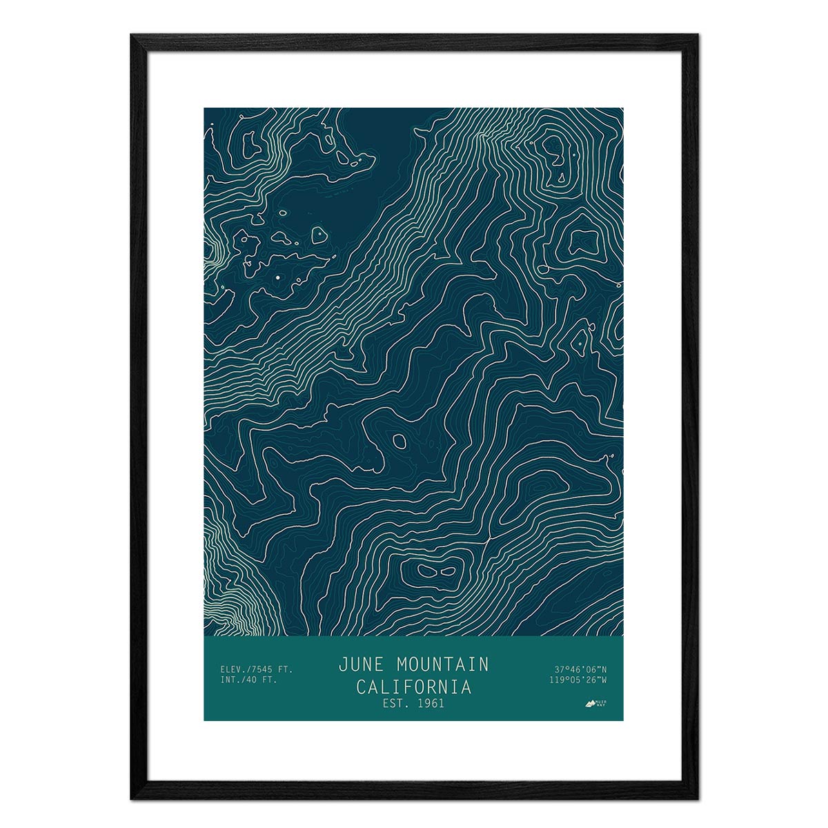 June Mountain, California - Muir Way - TOPO Series