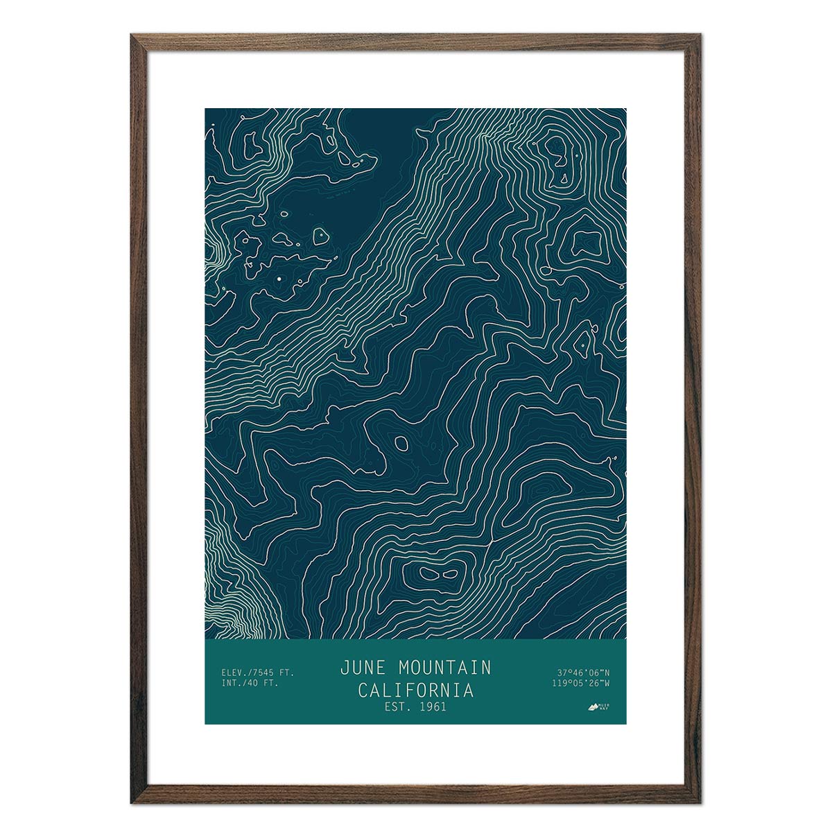 June Mountain, California - Muir Way - TOPO Series