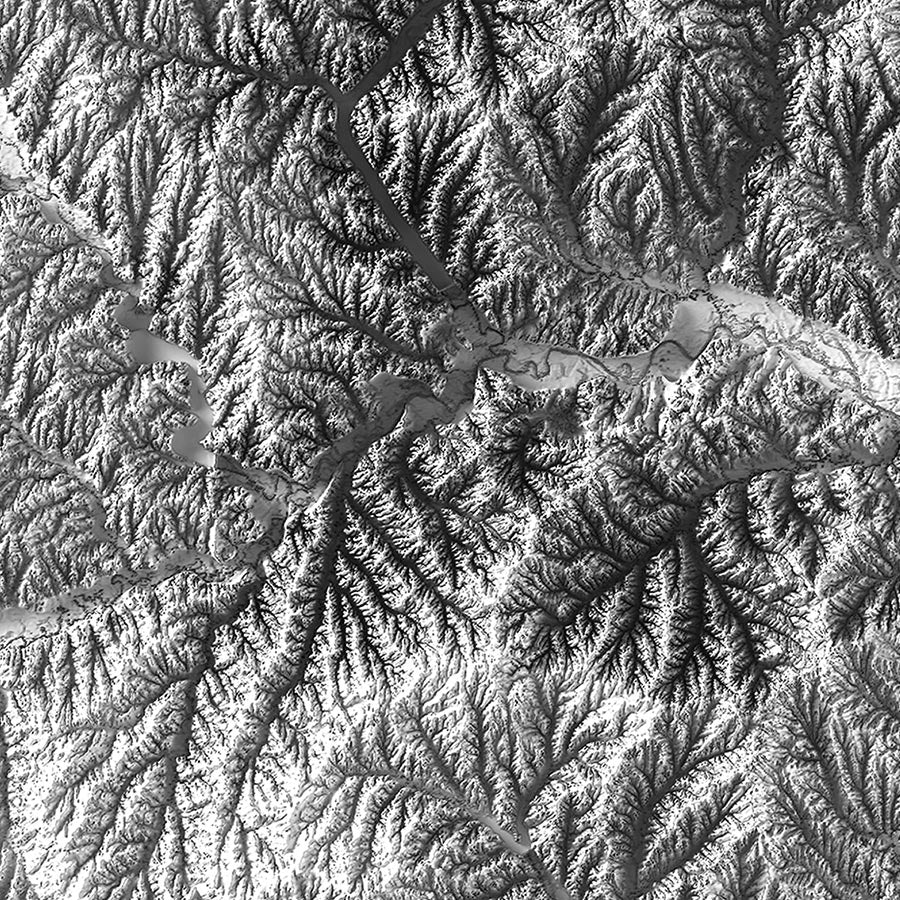 Kansas Elevation Map - Muir Way - Elevation