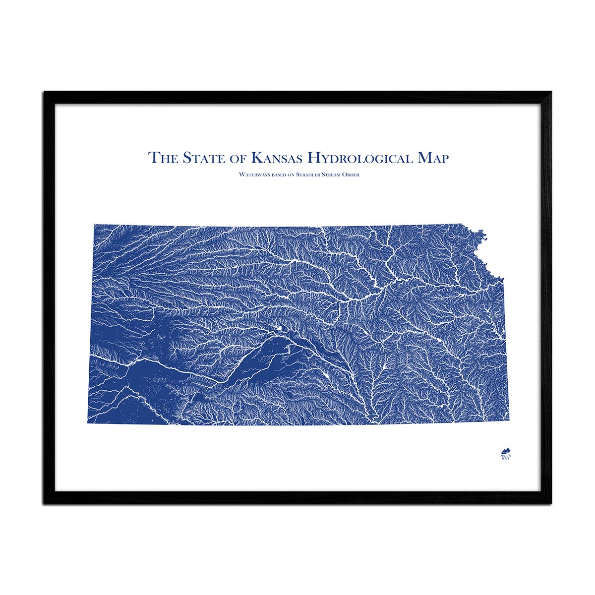 Kansas Hydrological Map - Muir Way - Hydrology