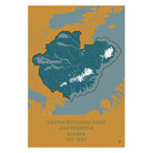 Katmai National Park and Preserve Map - Muir Way - National Park