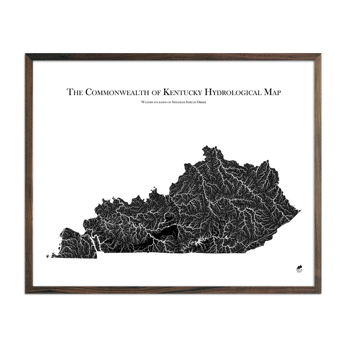 Kentucky Hydrological Map - Muir Way - Hydrology