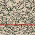 Kentucky and Tennessee 1883 Map - Muir Way - Vintage Map