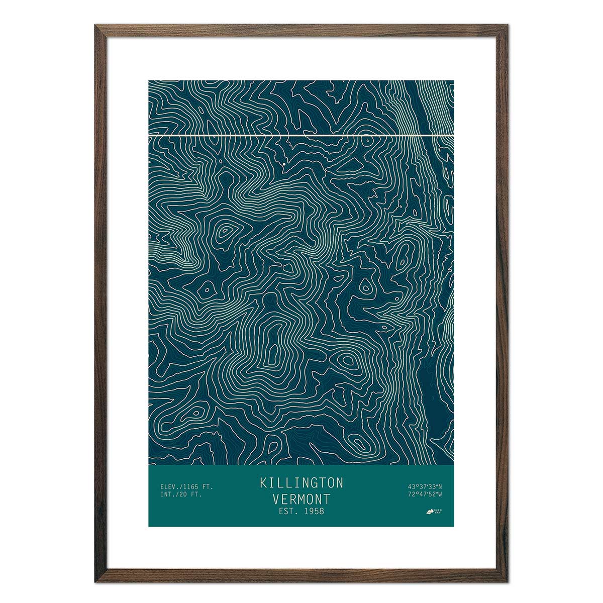 Killington, Vermont - Muir Way - TOPO Series