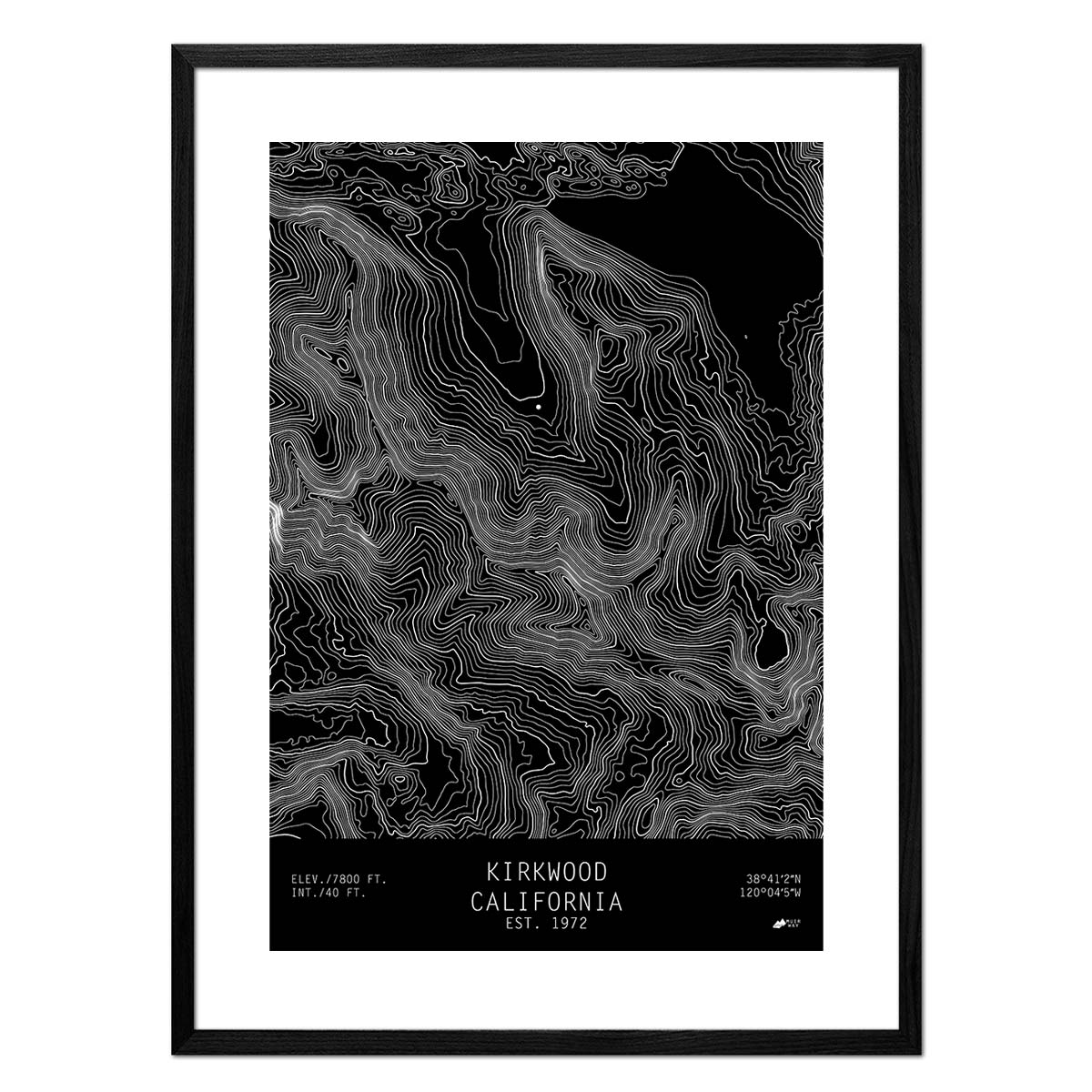 Kirkwood, California - Muir Way - TOPO Series
