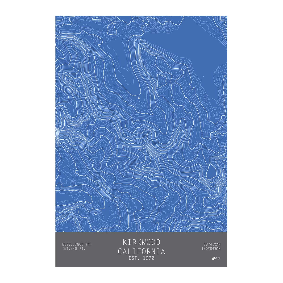 Kirkwood, California - Muir Way - TOPO Series