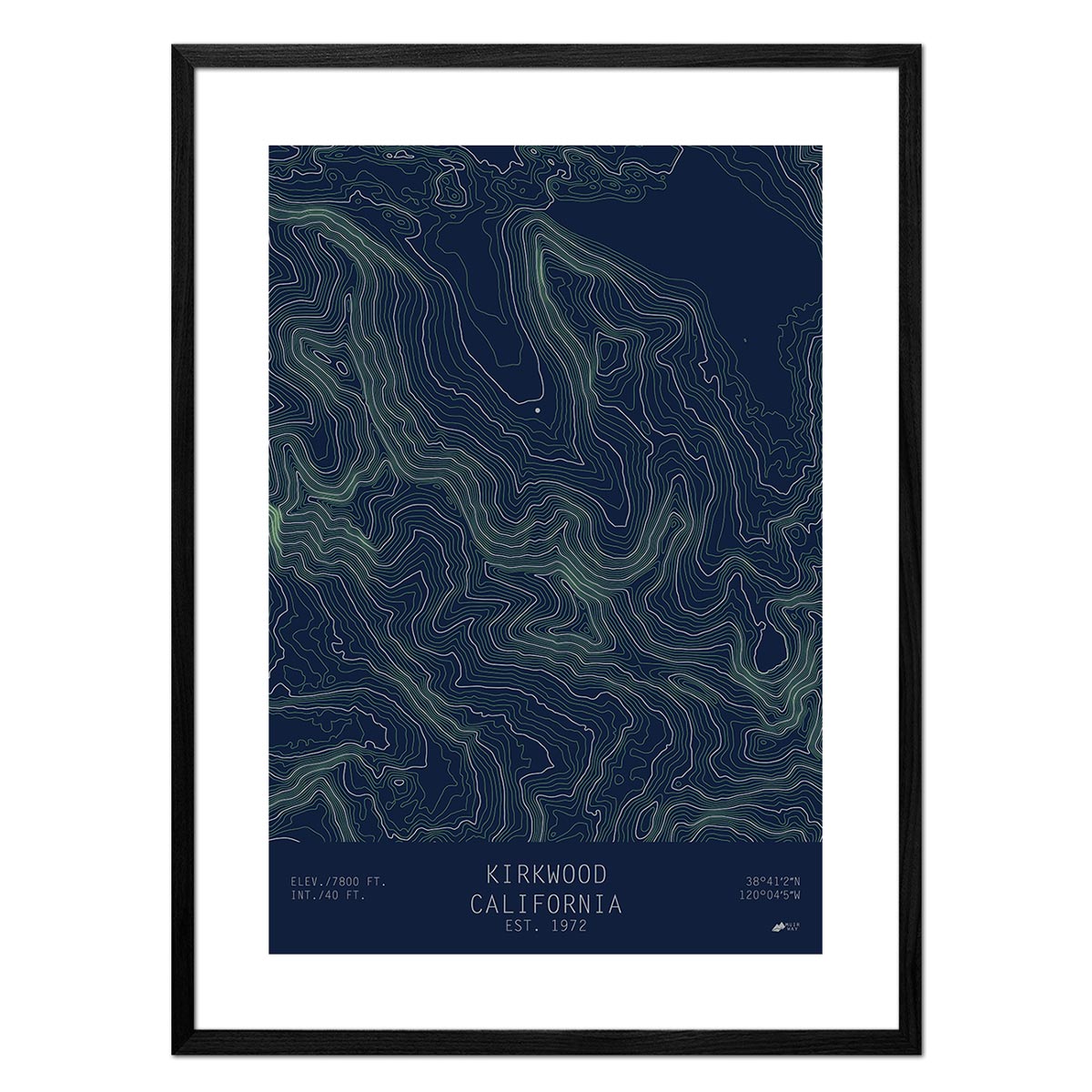 Kirkwood, California - Muir Way - TOPO Series