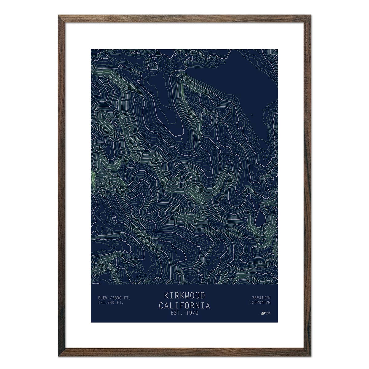 Kirkwood, California - Muir Way - TOPO Series