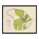 Lanai Island 1906 Map - Muir Way - Vintage Map