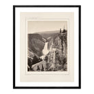 Lower Falls of the Yellowstone, Distant View, Yellowstone 1873 - Muir Way - Photograph