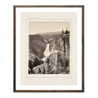 Lower Falls of the Yellowstone, Distant View, Yellowstone 1873 - Muir Way - Photograph