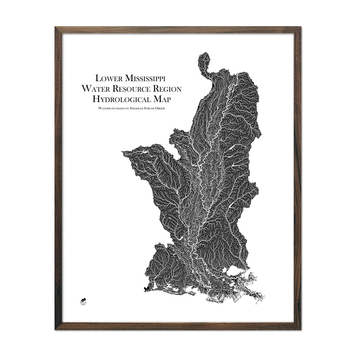 Lower Mississippi Regional Hydrological Map - Muir Way - Hydrology