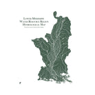 Lower Mississippi Regional Hydrological Map - Muir Way - Hydrology