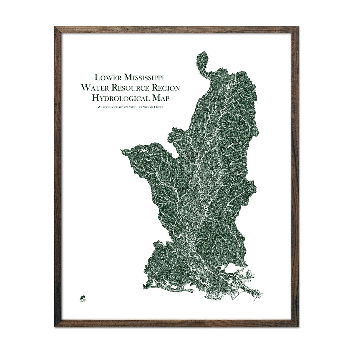Lower Mississippi Regional Hydrological Map - Muir Way - Hydrology