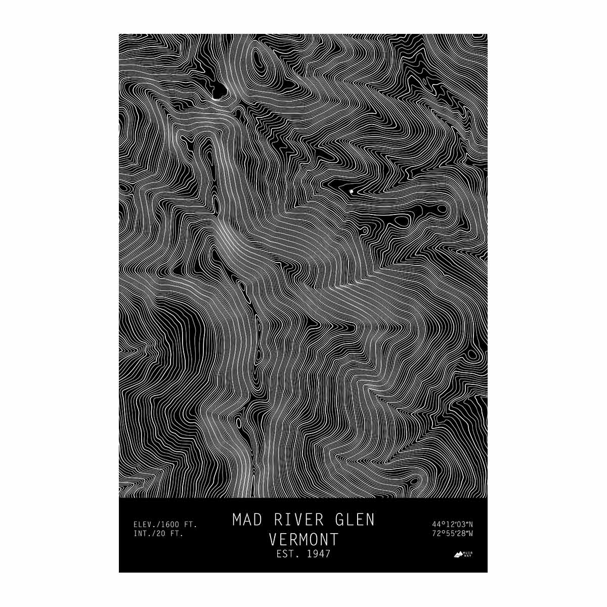 Mad River Glen, Vermont - Muir Way - TOPO Series