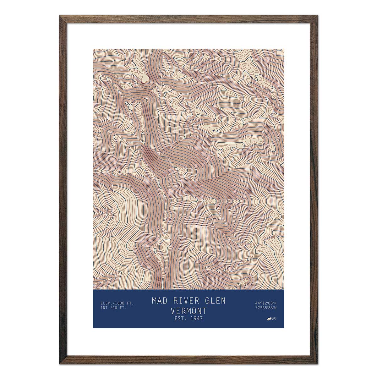 Mad River Glen, Vermont - Muir Way - TOPO Series