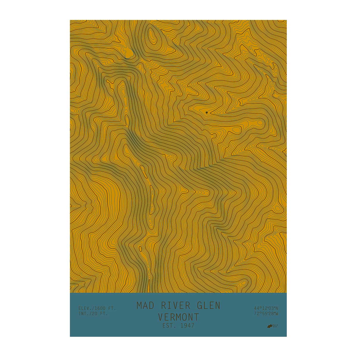 Mad River Glen, Vermont - Muir Way - TOPO Series