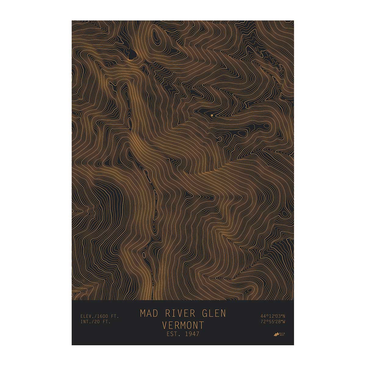 Mad River Glen, Vermont - Muir Way - TOPO Series