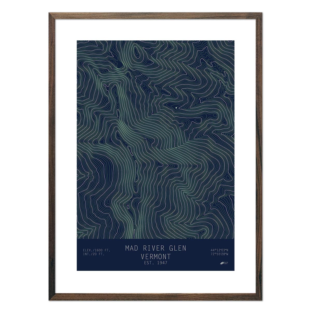 Mad River Glen, Vermont - Muir Way - TOPO Series