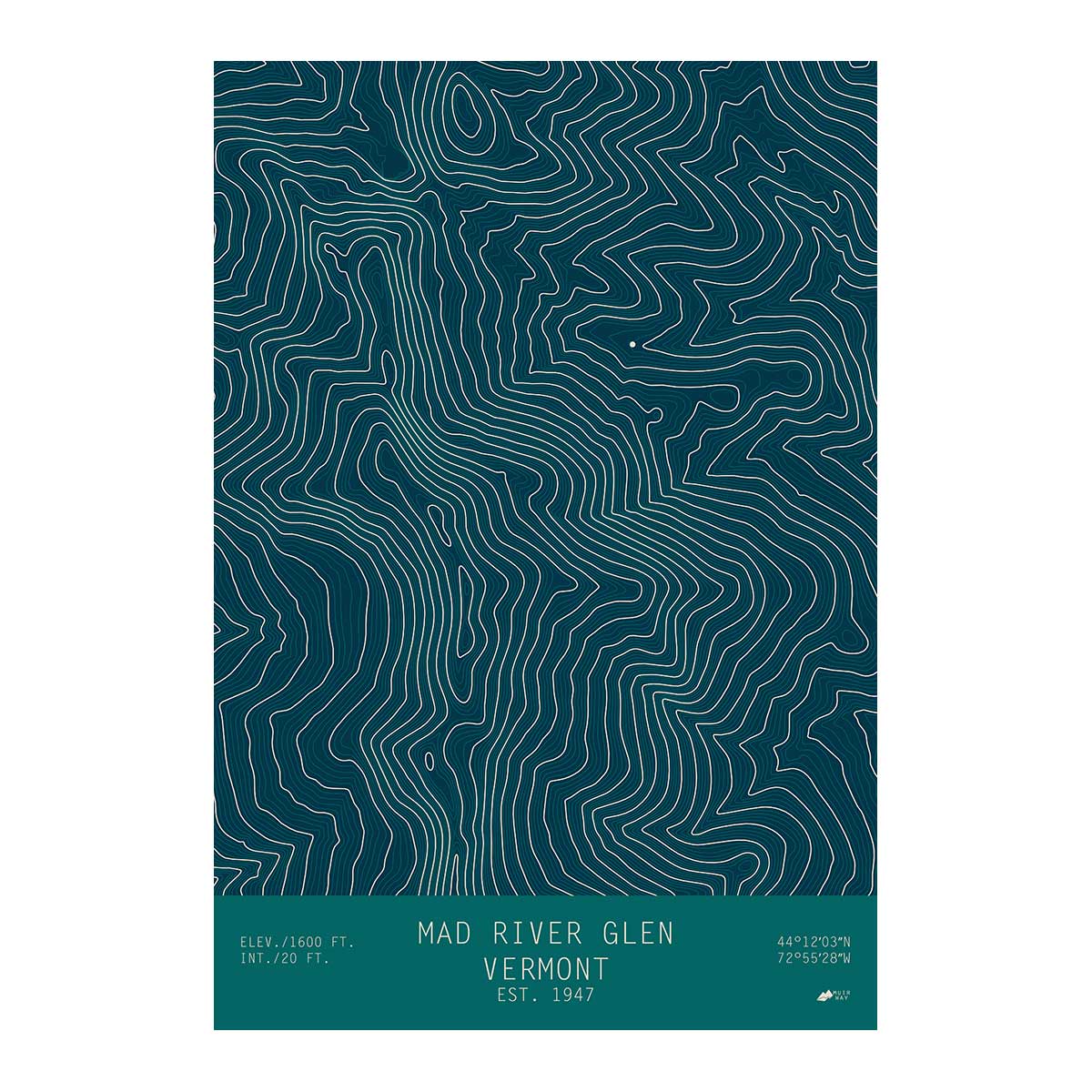 Mad River Glen, Vermont - Muir Way - TOPO Series