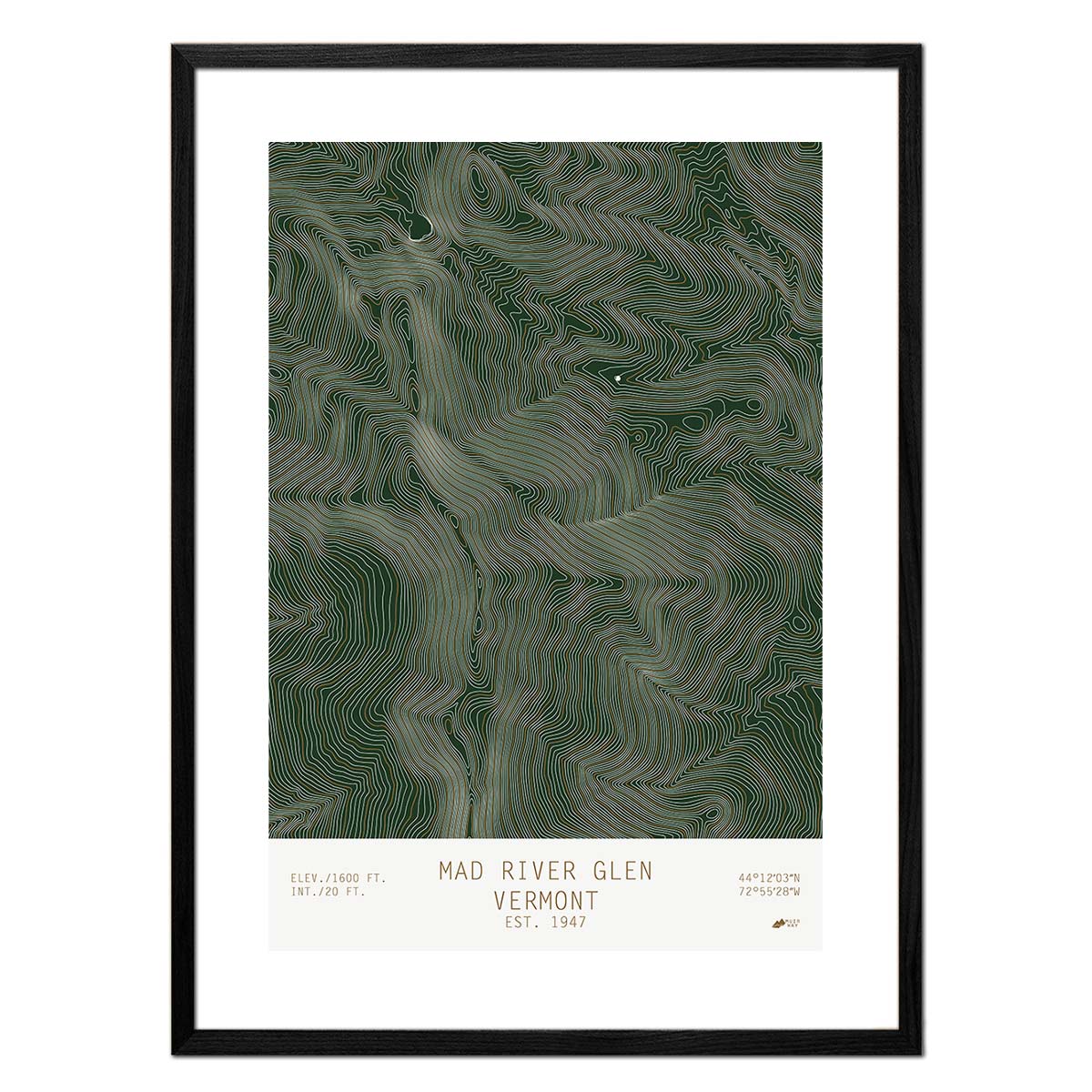 Mad River Glen, Vermont - Muir Way - TOPO Series