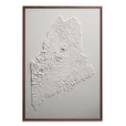 Maine 3D Raised Relief Map - Muir Way - 3D