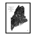 Maine Hydrological Map - Muir Way - Hydrology