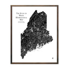 Maine Hydrological Map - Muir Way - Hydrology