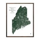 Maine Hydrological Map - Muir Way - Hydrology