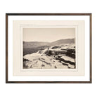 Mammoth Hot Springs on Gardiner's River with Man, Yellowstone 1873 - Muir Way - Photograph