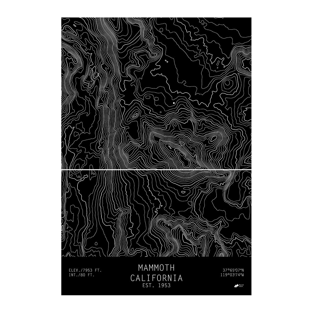 Mammoth, California - Muir Way - TOPO Series