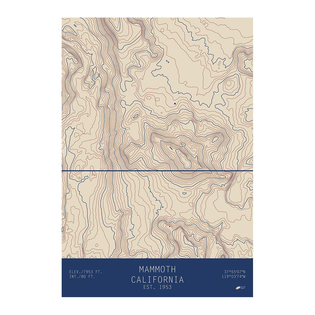 Mammoth, California - Muir Way - TOPO Series