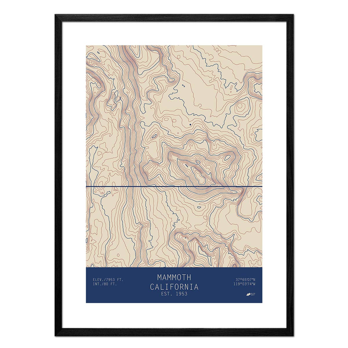 Mammoth, California - Muir Way - TOPO Series