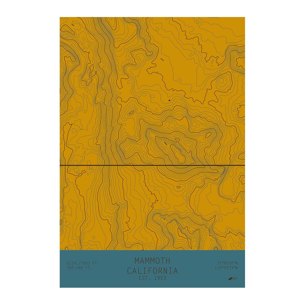 Mammoth, California - Muir Way - TOPO Series